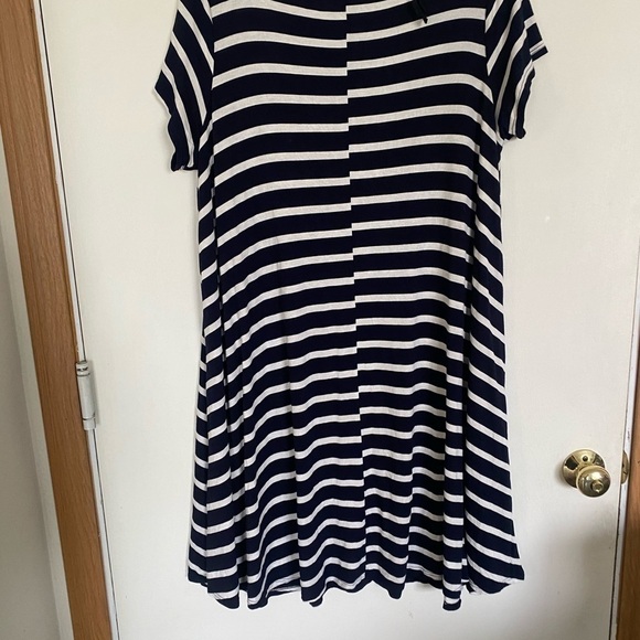 2x forever rose couture navy blue and white dress - Picture 4 of 5